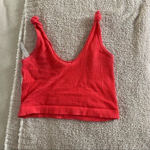 Red Urban Outfitters crop top